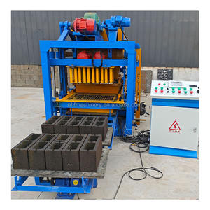 Heißer Verkauf <span class=keywords><strong>QTJ4</strong></span>-<span class=keywords><strong>25</strong></span> PLC-Pumpen-Betonhohlblockmaschine Hersteller Automatische Pflasterstein-Maschinenproduktionslinie - Product Image 2