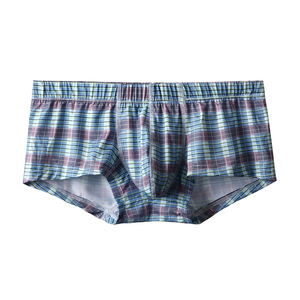 Mens Valentines DayRibbed Modal Thrunk Ice Silk Ropa interior Hombres <span class=keywords><strong>para</strong></span> hombres 100 Calzoncillos bóxer de algodón - Product Image 1