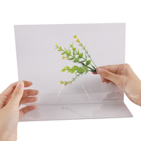 Support de Menu en acrylique Vertical personnalisé, porte-Menu de Table 5x7, bon marché avec Pmma, support de Page publicitaire, usine chinoise