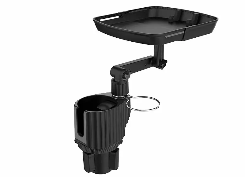 Portavasos giratorio para coche, soporte para bebidas con bandeja, multifuncional, expansor para coche, 360 grados, OEM