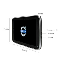 Deux écrans multimédias tactiles de 11,6 pouces pour sièges arrière de voiture, moniteur d'appui-tête Android pour VOLVO V90 S90 XC90