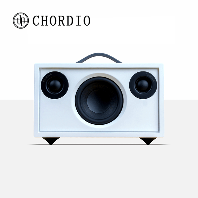 CHORDIO A3 Portable Sound Box for Travel Convenience - Outdoor Wrreless Connect Speaker, Simple White Design