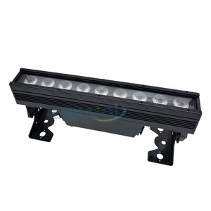 Projecteur mural sans fil DMX 9x18W 6-en-1 RGBAW+UV à <span class=keywords><strong>batterie</strong></span>, étanche IP65, boîtier en aluminium, contrôle par application - Product Image 2