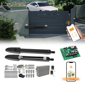 C025 Smart 24V DC Opérateur de porte électrique automatique monté sur deux côtés Ouvre-porte <span class=keywords><strong>solaire</strong></span> automatique à battant - Product Image 1