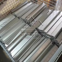 Structure de support solaire en aluminium de haute qualité YZ pour champ ouvert, mini-rail, prix compétitif, montage solaire rapide, garantie 25 ans