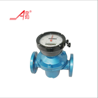 Alat Ukur Aliran Oval Gear Cast Iron Model LCD Anjun LC DN150 Sambungan Flens OEM untuk Cairan Minyak 20 hingga 120M3/jam Akurasi Tinggi Garansi 1 Tahun