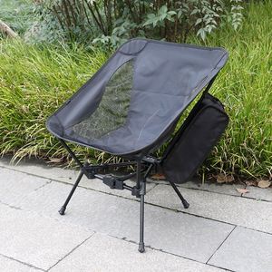 Ultralight <b>Backpacking</b> Folding Picnic Camping Chair Portable Compact for Outdoor Camp Travel Beach - Product Image 3