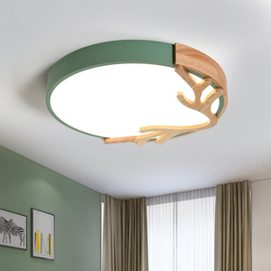 Suspension LED moderne design floral 15 têtes blanc froid 3500K avec abat-jour en acrylique et base en bois suspendue 85 Lm/W pour salon CRI 80 - Product Image 5