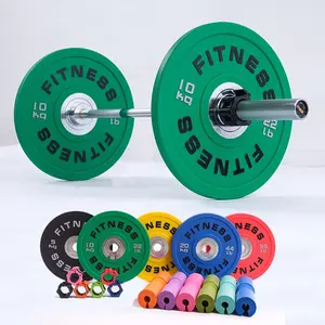 מקצועי 1.3M 10KG 15kg מעבד גומי תחרות משקל צלחת לנשים ירך דחף משקל הרמת משקולת סט