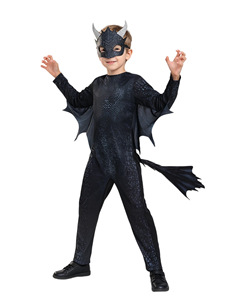 Disfraz Infantil de Caballero Dragón de Obsidiana, Disfraz de Dinosaurio para Halloween, Juego de Disfraces para Representaciones Escénicas del Día del Niño - Product Image 3