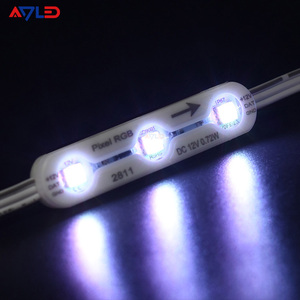 Module LED RGBIC 12V 0,72W avec puce WS2811, module LED RGB dynamique à pixels pour lettres de signalisation extérieure, module d'affichage intelligent étanche IP68 - Product Image 5