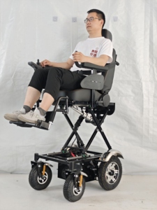 ブランド保証付き高品質電動車椅子 CE認証取得 パワーリフトアップシート車椅子 - Product Image 5
