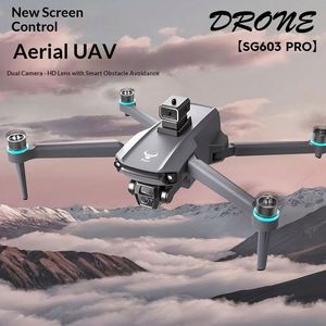 โดรน SG603PRO HD ระบบออปติคอลโฟลว์แบบจุดยึดสี่แกน รุ่นอัปเกรด พร้อมระบบกระจายเสียง หน้าจอสัมผัส รีโมทคอนโทรล สำหรับผู้เริ่มต้น ทำจากพลาสติก - Product Image 3