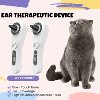 Nouveau design : Soin des oreilles pour chien, thérapie par lumière rouge, séchoir et déshumidificateur pour les infections du conduit auditif des animaux de compagnie