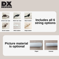DX desain dicetak Poster kayu jenis bingkai gantungan lukisan permukaan untuk kanvas karya seni dekorasi Interior rumah