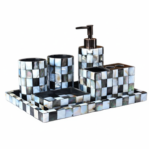 Lassic-Juego de baño de una incrustación, accesorios hechos a mano - Product Image 1
