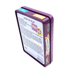 Thiết Kế Sáng Tạo Hình Chữ Nhật Số Lượng Lớn Tái Chế Rỗng Quà Tặng Hộp Thiếc Trò Chơi Thẻ Kim Loại Hộp Thiếc - Product Image 6