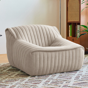 Sillón Moderno de Tela Cuadrado para Sala de Estar, Dormitorio, Hotel, Ecológico, de un Solo Asiento - Product Image 2