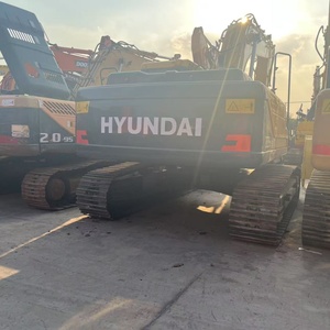 Excavatrice sur chenilles d'occasion Hyundai de 23 tonnes, importée d'origine, puissante, peinture d'origine, pour travaux d'ingénierie - Product Image 3