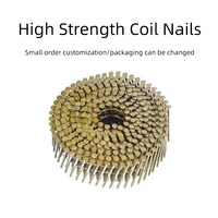 Wholesale Ring Shank Coil Nails Galvanized Wire Collated for Wooden Pallet Framing and Roofing Shingle Fastening Projects