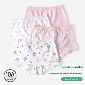 Sous-vêtements pour enfants en coton pur doux pour garçons et filles, taille moyenne et grande, caleçons antibactériens pour enfants, directement de l'usine - Product Image 3