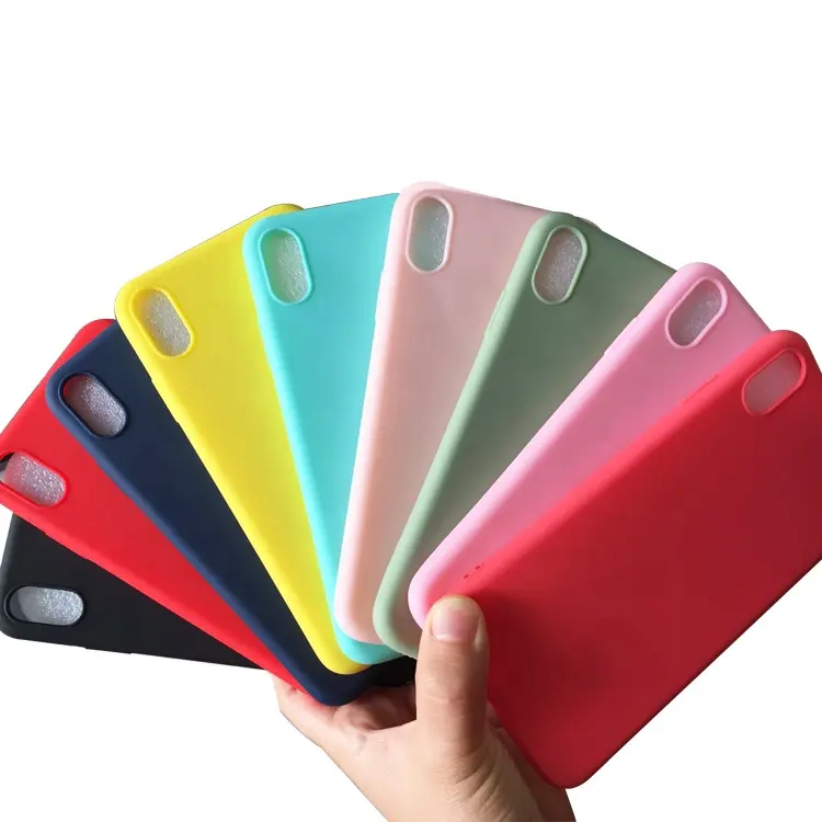 Fasctory sell Anti Shock Good Quality Color Soft Matte TPU Phone Case Cover for iPhone/Samsung/Huawei/Xiaomi/itel/infinx