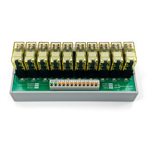 Shimaide 10-Way 1-on-오프라인 인라인 릴레이 모듈 24VDC 전원 릴레이 10DO-1CO-DRY-T/T 2 암페어 이상 - Product Image 3