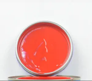 2K auto orange rouge peinture automobile brillant brillant acrylique peinture de voiture en aérosol
