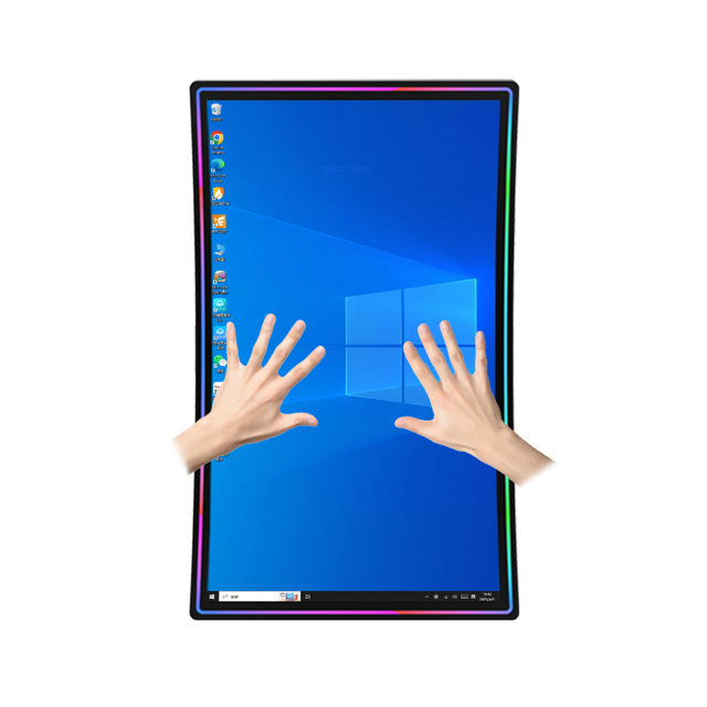 Capacitive Curved Touch Screen Game Display Ultra Wide Monitor R1500 Curvature 7ms Response 32 43 49 55 Inch USB Interface New