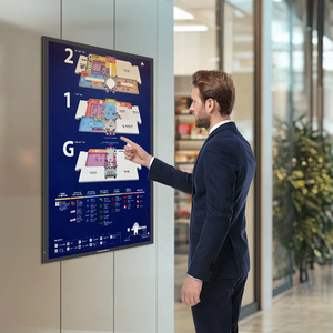 1920*1080 43 50 55 inch IR điện dung đa cảm ứng <span class=keywords><strong>LCD</strong></span> Màn hình công nghiệp Android Màn hình cảm ứng <span class=keywords><strong>32</strong></span> "cảm ứng màn hình Màn hình - Product Image 1