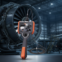 Endoscope industriel spécial 1,6 mm pour lame de turbine, caméra de test vidéo HD 5 pouces à fibre optique