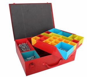 Ardware-Kit de <span class=keywords><strong>herramientas</strong></span> grandes de metal, <span class=keywords><strong>caja</strong></span> de almacenamiento de piezas, <span class=keywords><strong>herramientas</strong></span> de lassificación - Product Image 6
