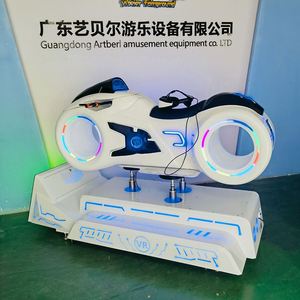 เครื่องจำลองการขับรถแข่ง 9D VR ซูเปอร์อินดอร์ พร้อมโครงสร้างโลหะ เกมความละเอียดสูง สำหรับใช้ในสนามบินและสวนสนุก - Product Image 5