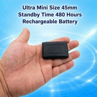 Traceur GPS 4G LTE Ultra Mini avec Autonomie de 480H, Suivi en Temps Réel, Application Android, Anti-Choc, Stockage Cloud pour Moto et Voiture
