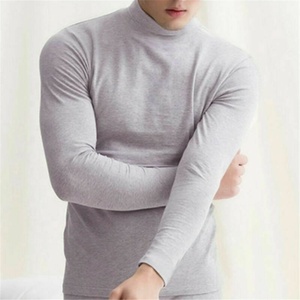 Camiseta Deportiva de Manga Larga para Hombre, UA Hg, Ajustada, de Poliéster/Algodón, Secado Rápido, Cómoda y Transpirable, para Gimnasio - Product Image 5