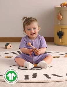 Barboteuse tricotée en coton respirant Offre Spéciale pour bébé vêtements pour enfants avec fermeture à glissière à manches courtes - Product Image 3