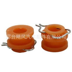 Ford Mustang Window Regulator <b>Roller</b> Clip C0AB6423240B Orange <b>Rubber</b> With Metal Spring For Car Repair - Product Image 2