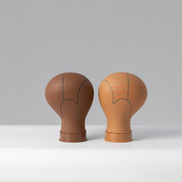 Cabeza de Maniquí para Entrenamiento, Sin Cabello, con Altura Ajustable, Soporte de Hierro Triangular Grande