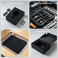 Feuilles de mousse PU noire souple |   Inserts en mousse d'emballage en polyuréthane sur mesure