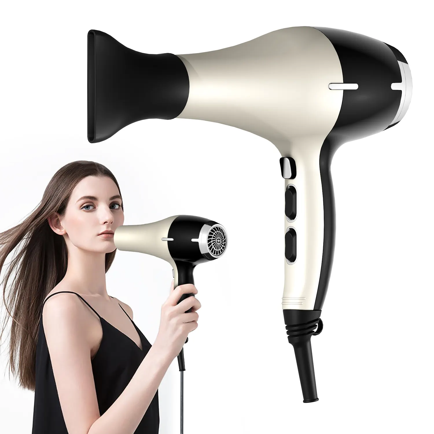 New Hair Blow Dryers Professional Salon Hair Dryer 3 Heating Settings High Speed Hair Dryer With Cool Shot Function