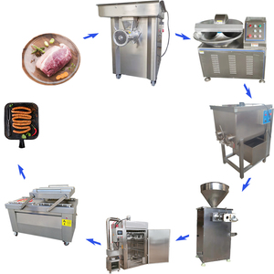 Máquina para hacer salchichas usada <span class=keywords><strong>pequeña</strong></span> <span class=keywords><strong>de</strong></span> chorizo planta <span class=keywords><strong>de</strong></span> fabricación <span class=keywords><strong>de</strong></span> ahumado en línea - Product Image 3
