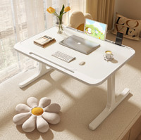 Table pliante pour ordinateur portable, réglable multi-angles, en aluminium et MDF, portable, pour la maison, le bureau ou le lit