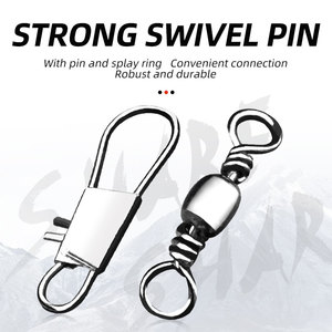 طقم 6 قطع من خطافات صيد السمك في مياه البحر مع خرز مضيء، خطافات صيد الحبار والكارب بتصميم دائري ومسنن - Product Image 4