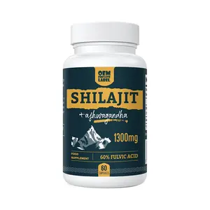 แคปซูล shilajit บริสุทธิ์เพื่อสุขภาพสั่งทำได้แคปซูลเพื่อความแข็งแรง