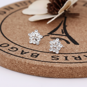 Vendita calda stile Vintage coreano oro rosa orecchini pendenti moda di tendenza con foglia di perla farfalla Design per festa e regalo - Product Image 1