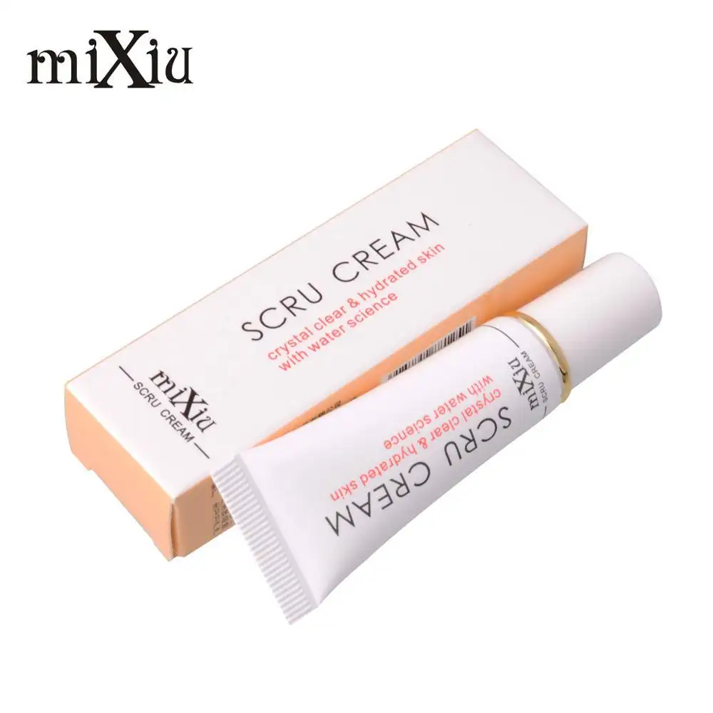 Mixiu ครีมขัดริมฝีปากโพลิสคริสตัลใส,ลิปลอกเจล12G ผลัดเซลล์ผิวที่ตายแล้ว