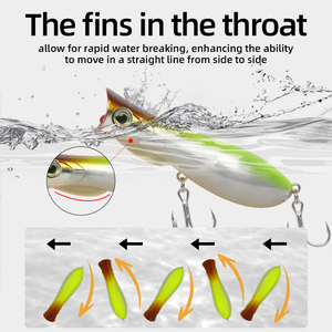 Letoyo Abs Drijvend Aas 9.3G/12.5G Gietoppervlak Over Lange Afstand Drijvend Popper Visaas Voor Rivier En Meerbaars - Product Image 5