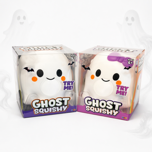 Jouets Squishy Fantôme d'Halloween en TPR, Jouets Sensoriels Anti-Stress Souples et Extensibles, Jouets Sensoriels Fidget Souples et Extensibles - Entrepôt USA - Product Image 1