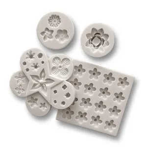 Small Flower Stamens Ultimate Filler Silicone Decorating Molds Cake Silicone Mold Sugarpaste Candy Chocolate Gumpaste Clay Mould