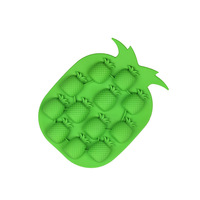 Individuelle 3d Antihaft-BPA-freie Fruchtgeläform Silikonkuchenform, Kinder handgemachte Plätzchenform